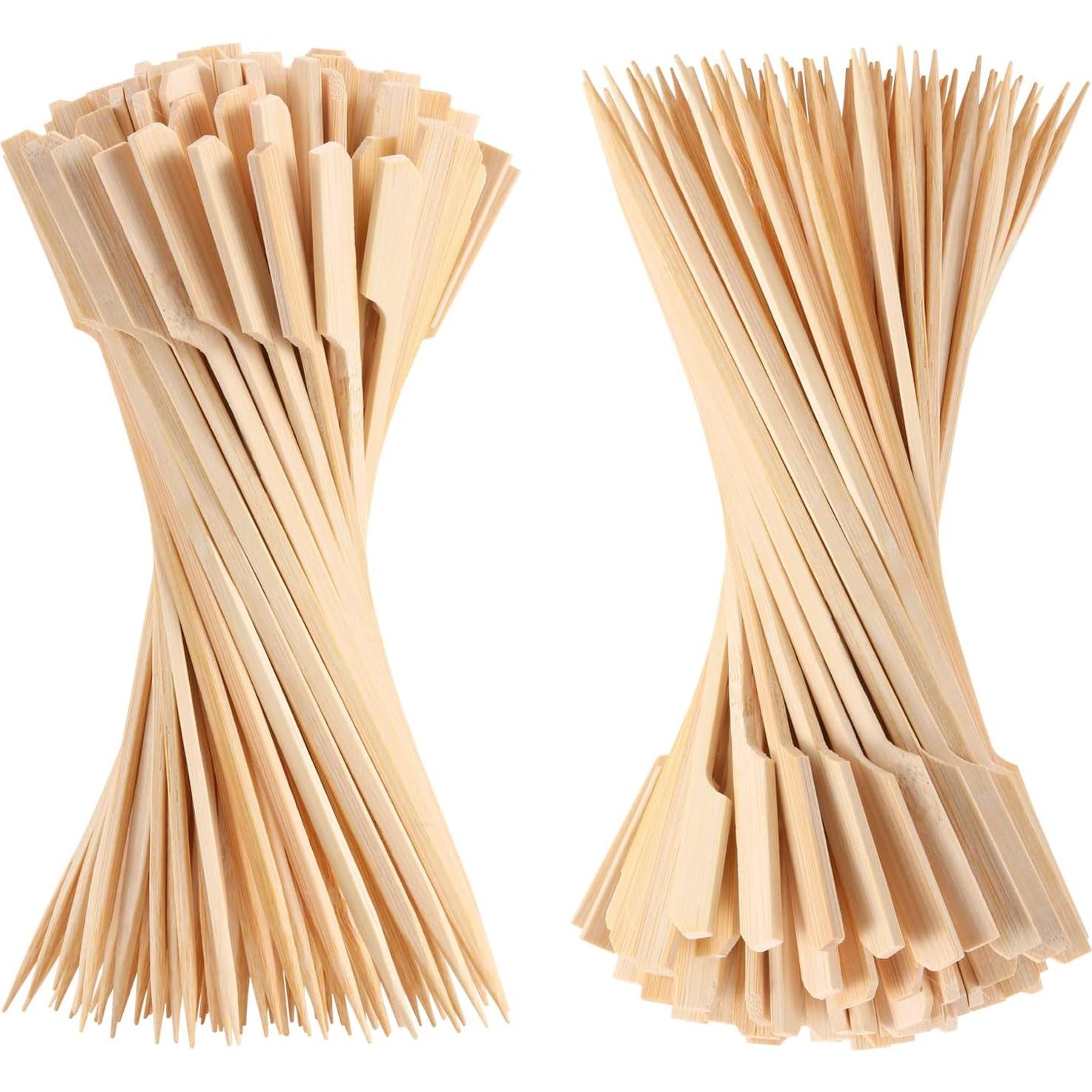 200 Pinchos de Bambú BBQStyle 8.9 cm para Aperitivos