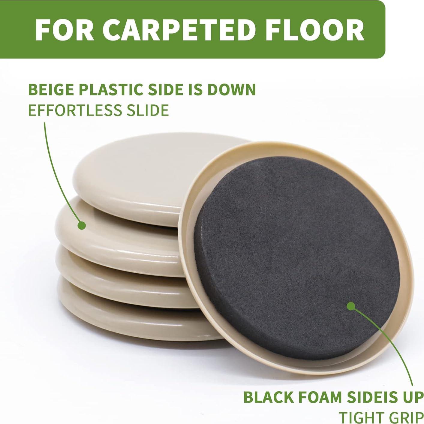 Deslizadores de Muebles 8 PCS 8.89 cm Covercorner Antideslizantes