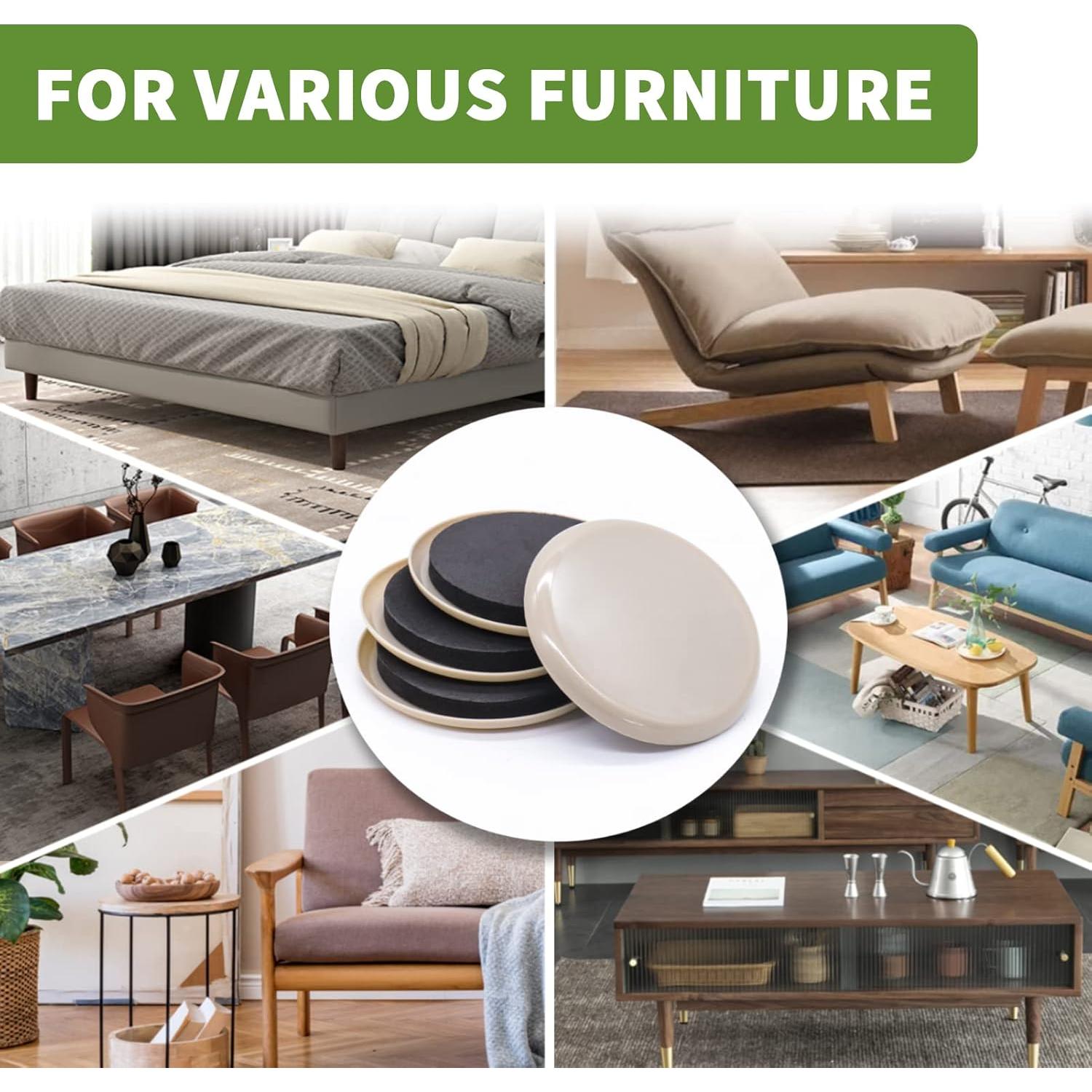 Deslizadores de Muebles 8 PCS 8.89 cm Covercorner Antideslizantes