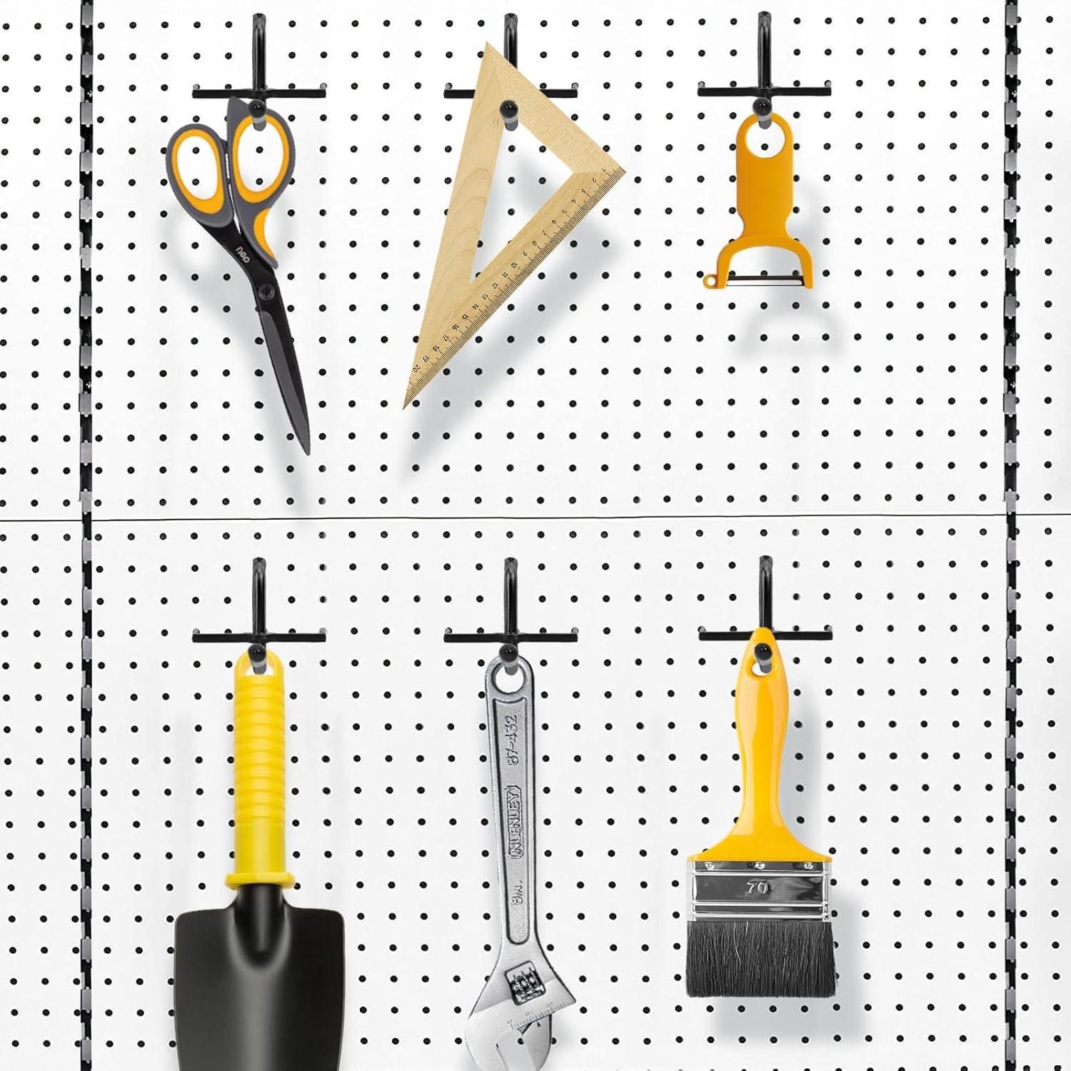 Ganchos de Tablero de Clavos Daanxw 60pcs Extra Gruesos 1/4"