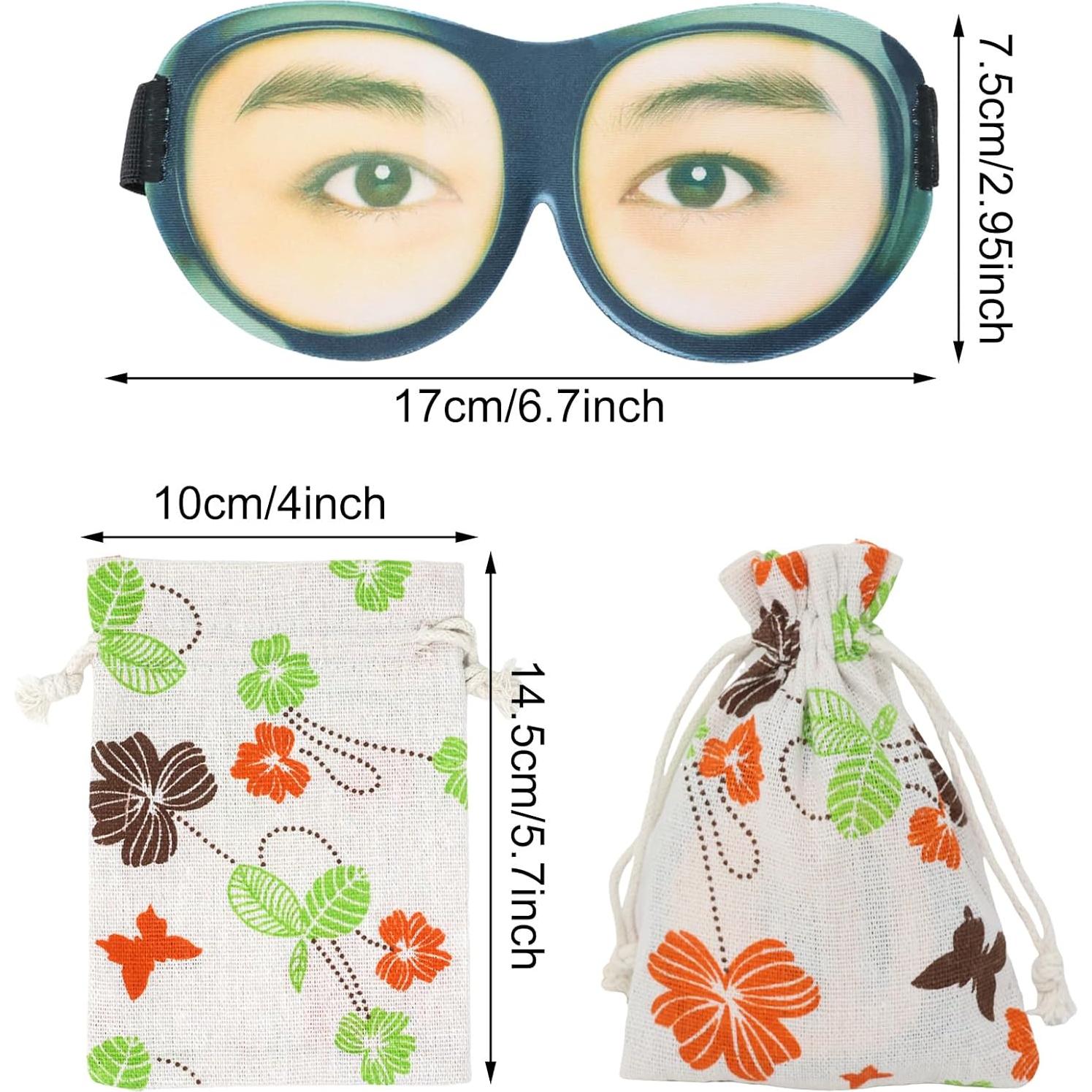 Máscara de Ojos 3D Honbay Suave para Dormir Ajustable