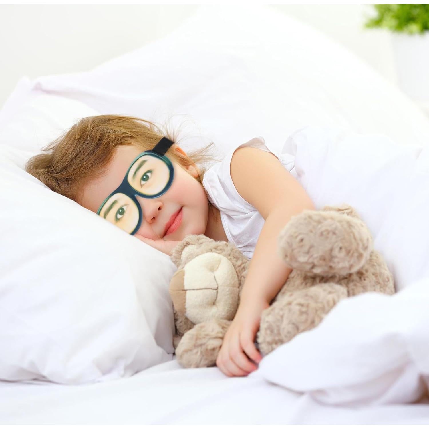 Máscara de Ojos 3D Honbay Suave para Dormir Ajustable