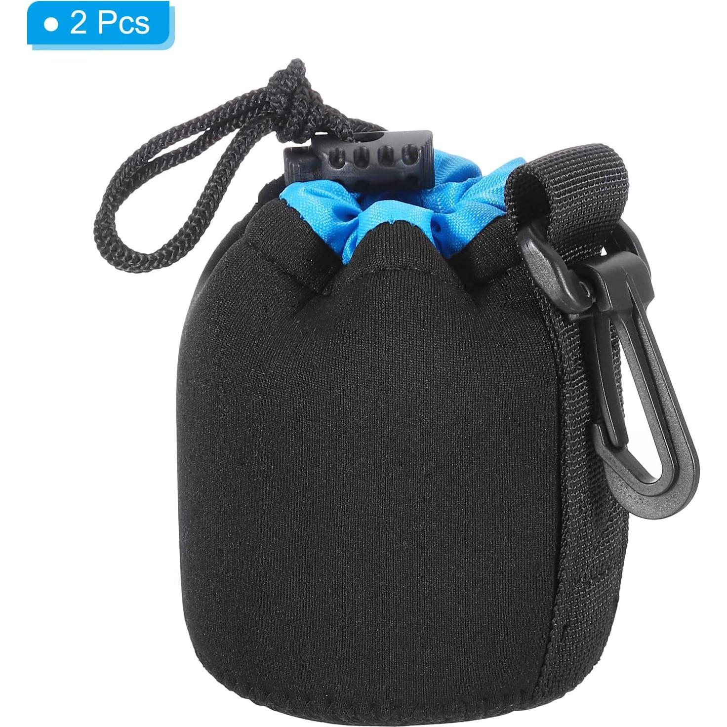 Bolsa de Lente Neopreno PATIKIL 2 Pcs 75x100mm Impermeable