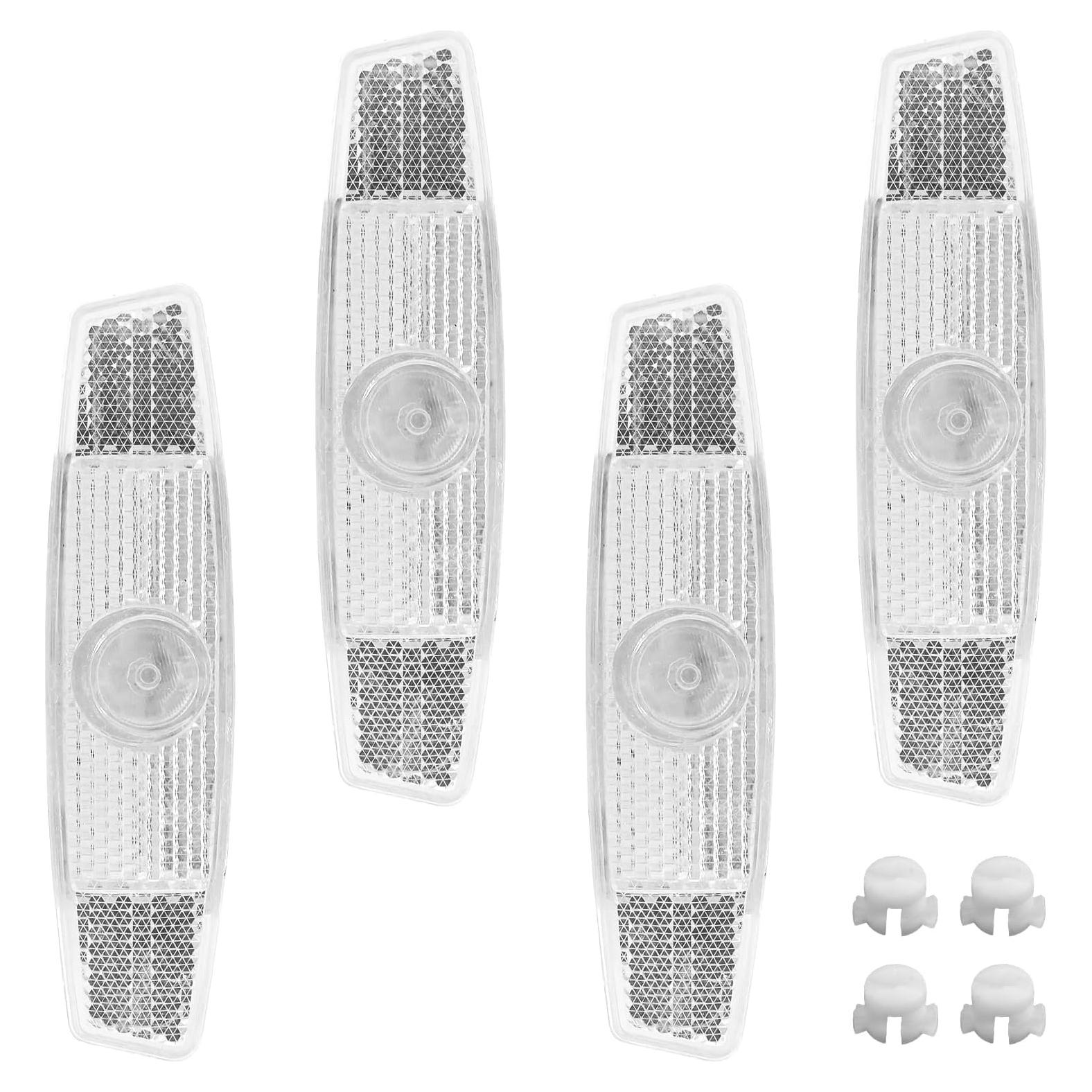 Reflectores de Bicicleta Coufce - Seguridad Nocturna, 4 Piezas