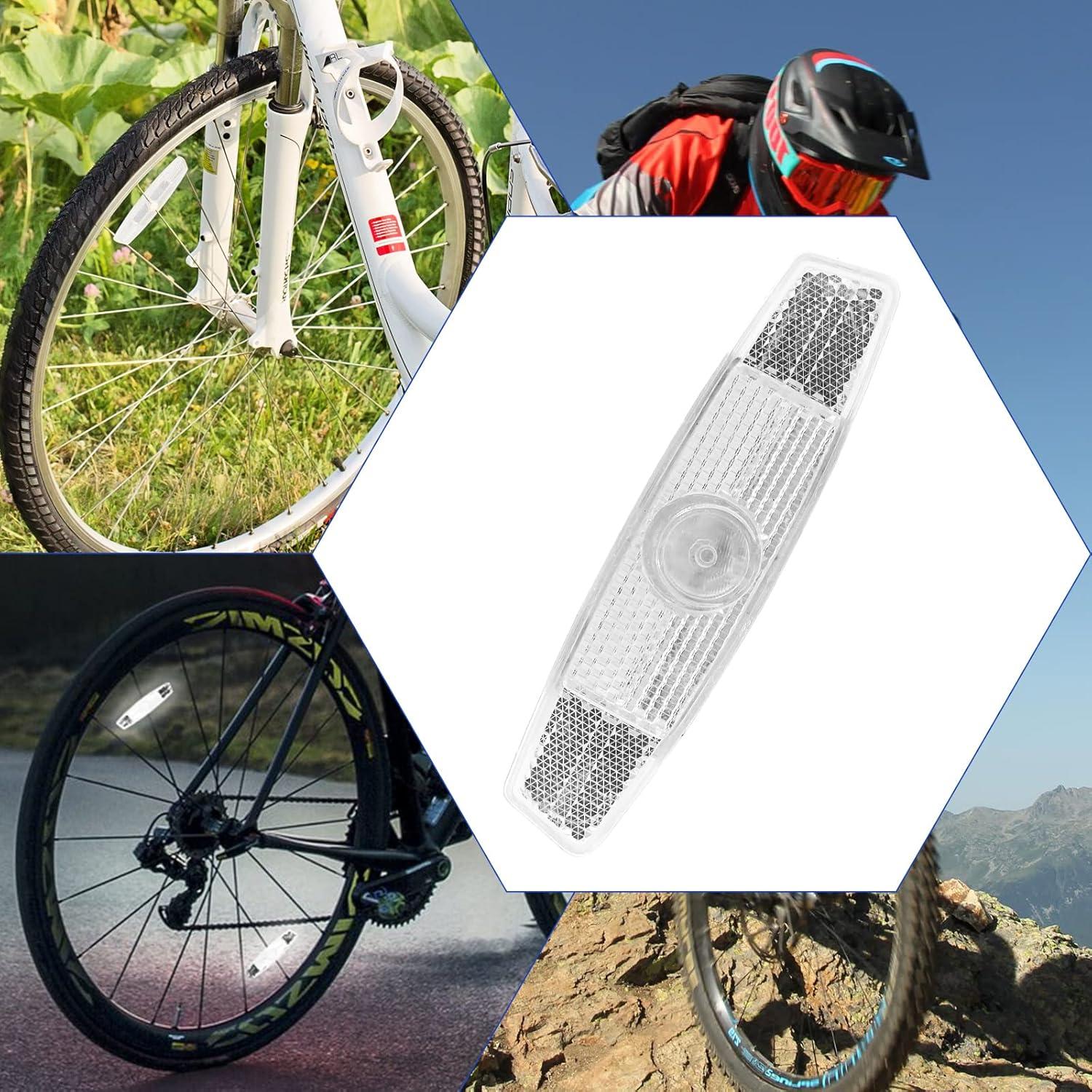 Reflectores de Bicicleta Coufce - Seguridad Nocturna, 4 Piezas