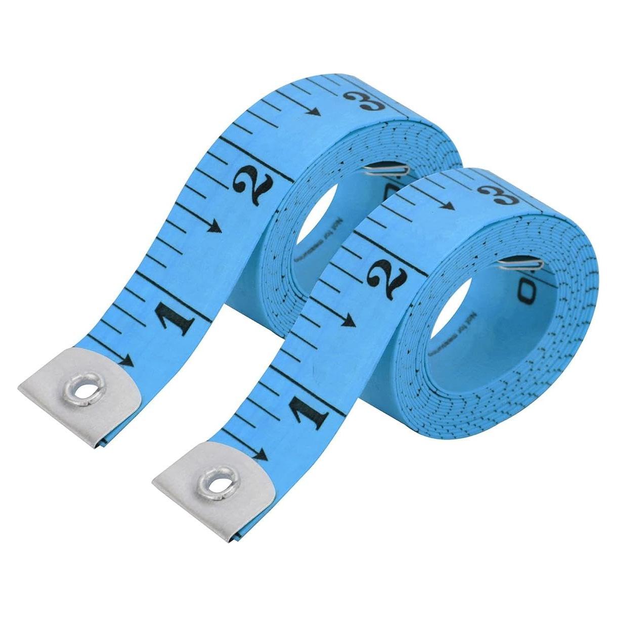 Paquete de 2 cintas métricas de tela suave Shah 150 cm