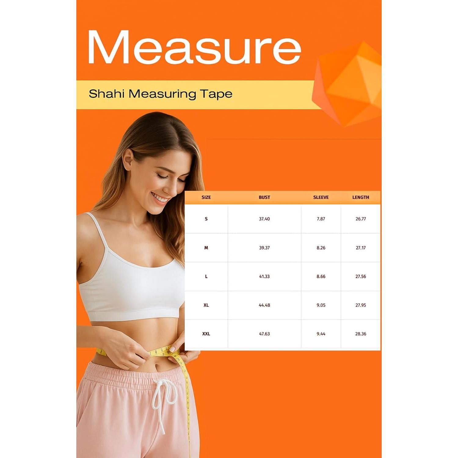 Paquete de 2 cintas métricas de tela suave Shah 150 cm