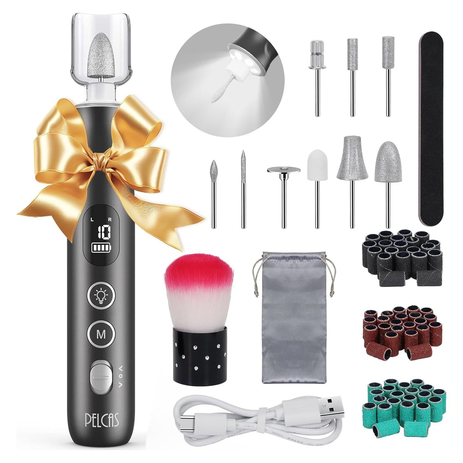 Molinillo de Uñas Eléctrico PELCAS Inalámbrico 10 Velocidades