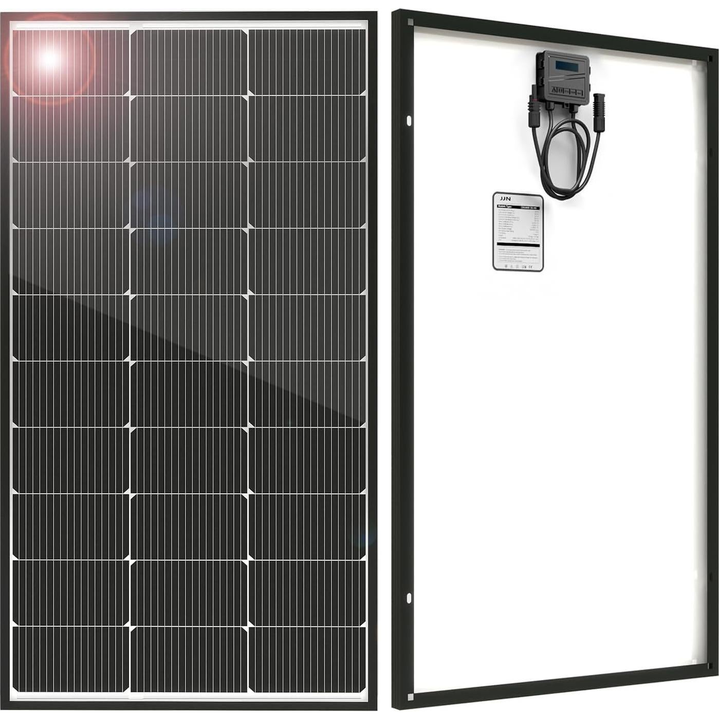 Panel Solar JJN 100W Tipo N Alta Eficiencia 12V