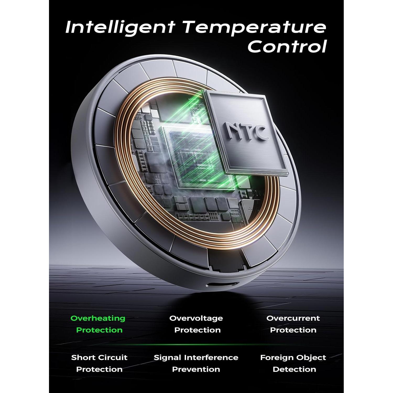 Estación de Carga Inalámbrica Threekey TK-TZH103 15W Qi2