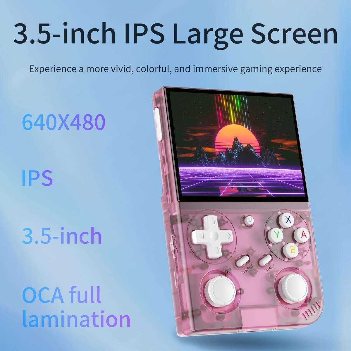 Consola de juegos portátil WESICH G350 3.5" IPS 64GB Gris