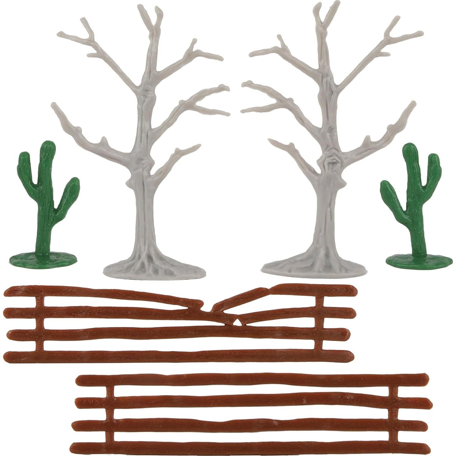 Juego de Accesorios Rancho Desértico BMC Toys - 15 Piezas