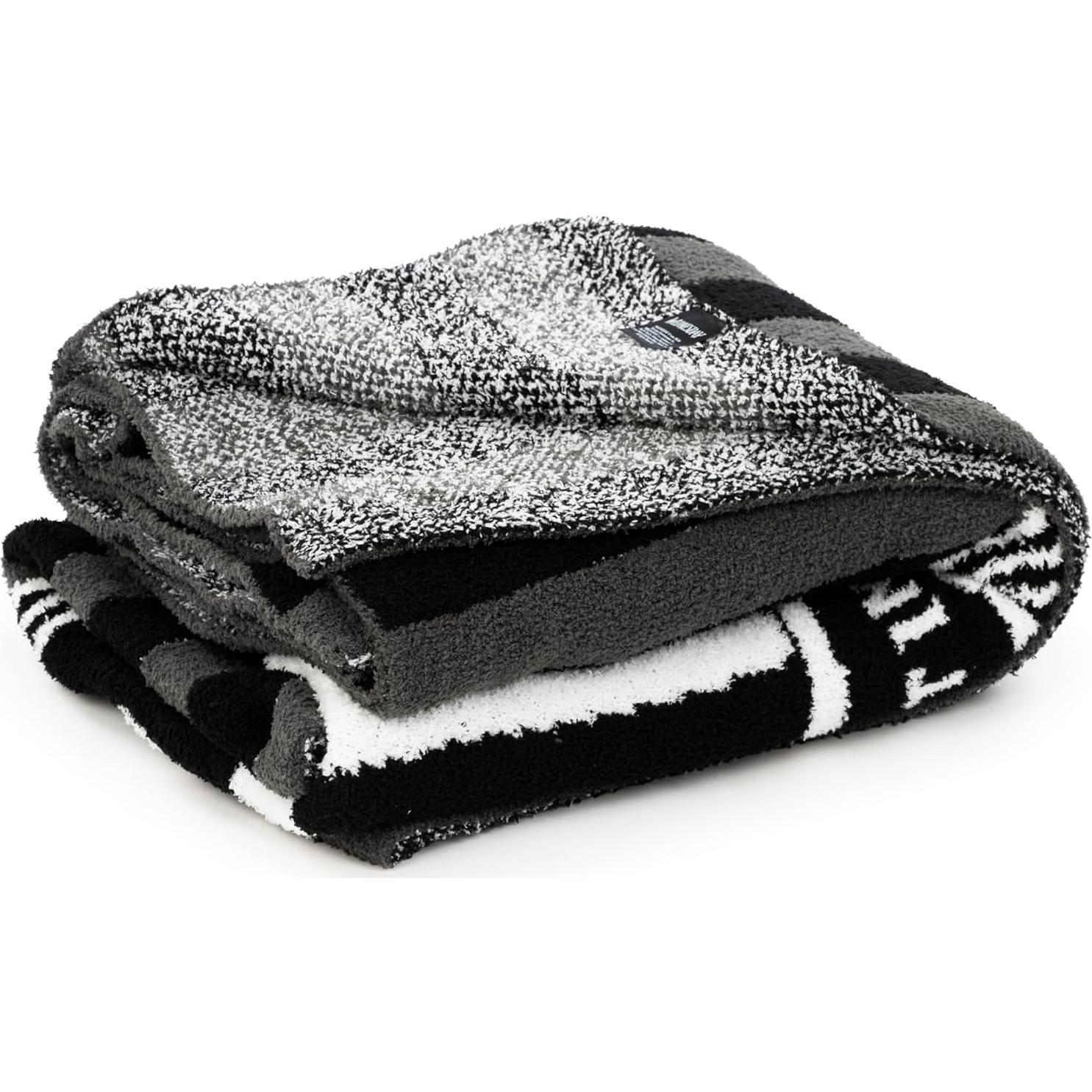 Manta de Peluche Jay Franco Miércoles 127x152 cm Negra