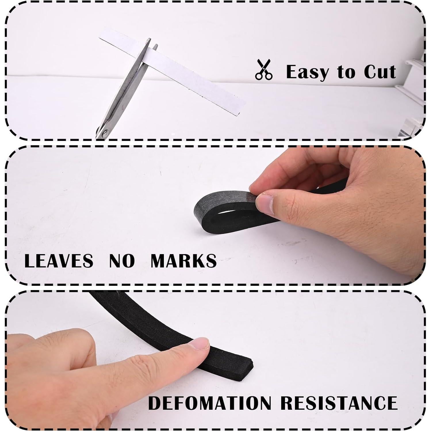 Cinta de espuma autoadhesiva Genérico 2.54cm x 0.32cm 10.06m