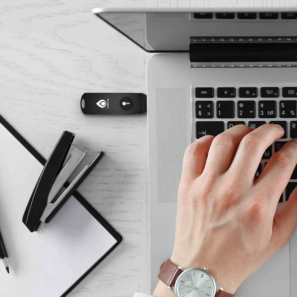 Llave de Seguridad FIDO2 Thetis USB Tipo A Plegable