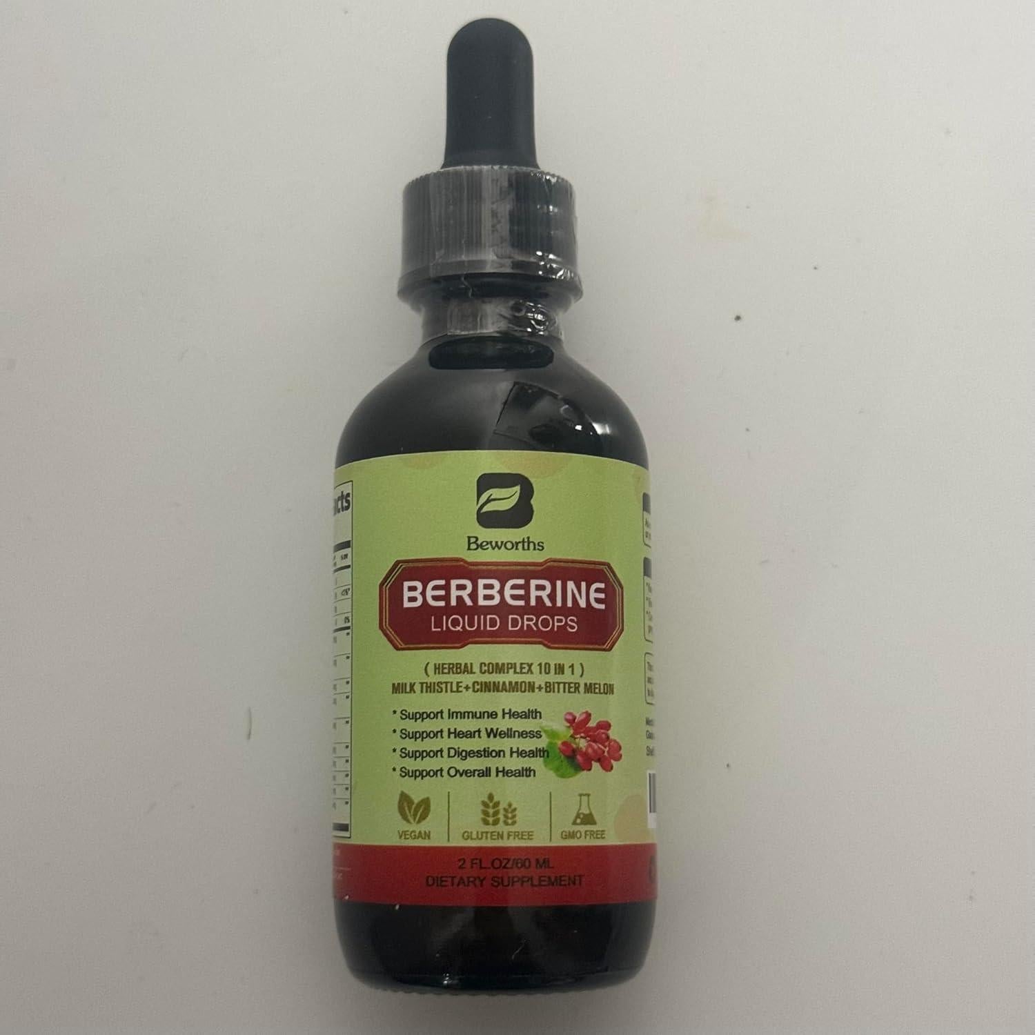 Suplemento Líquido de Berberina HCL B BEWORTHS 59.15 ml