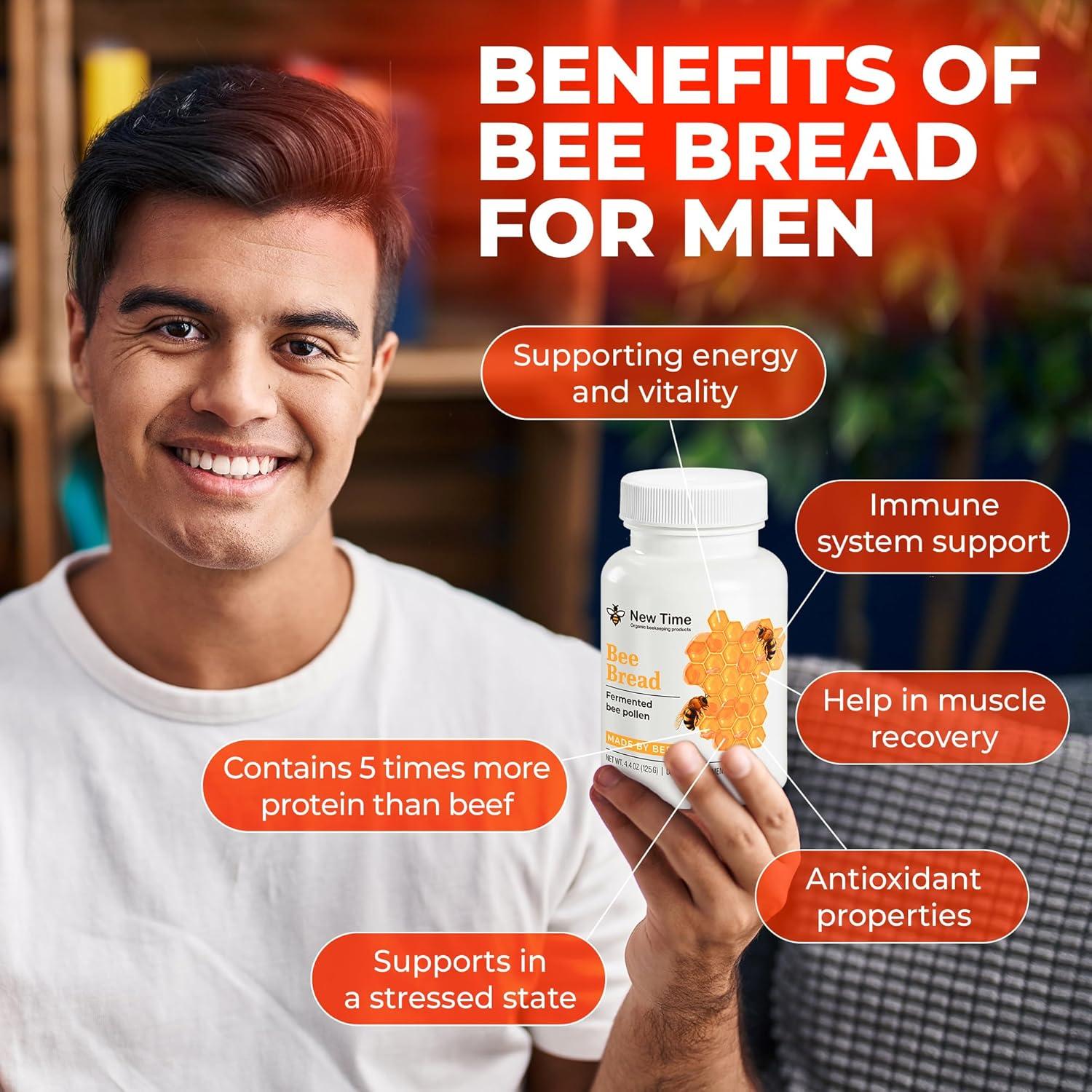 Pan de Abeja Orgánico New Time 125g - Superalimento Natural