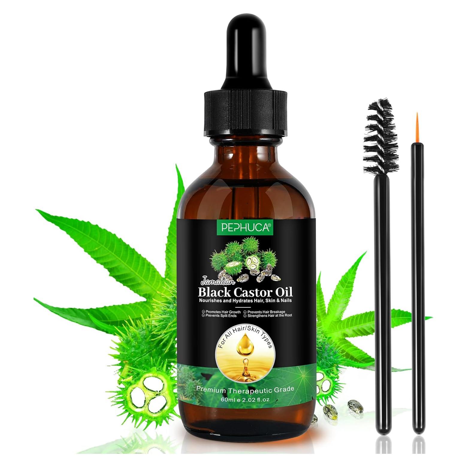 Aceite de Ricino Negro Jamaicano 56.8 ml YLXYZUAD Hidratante