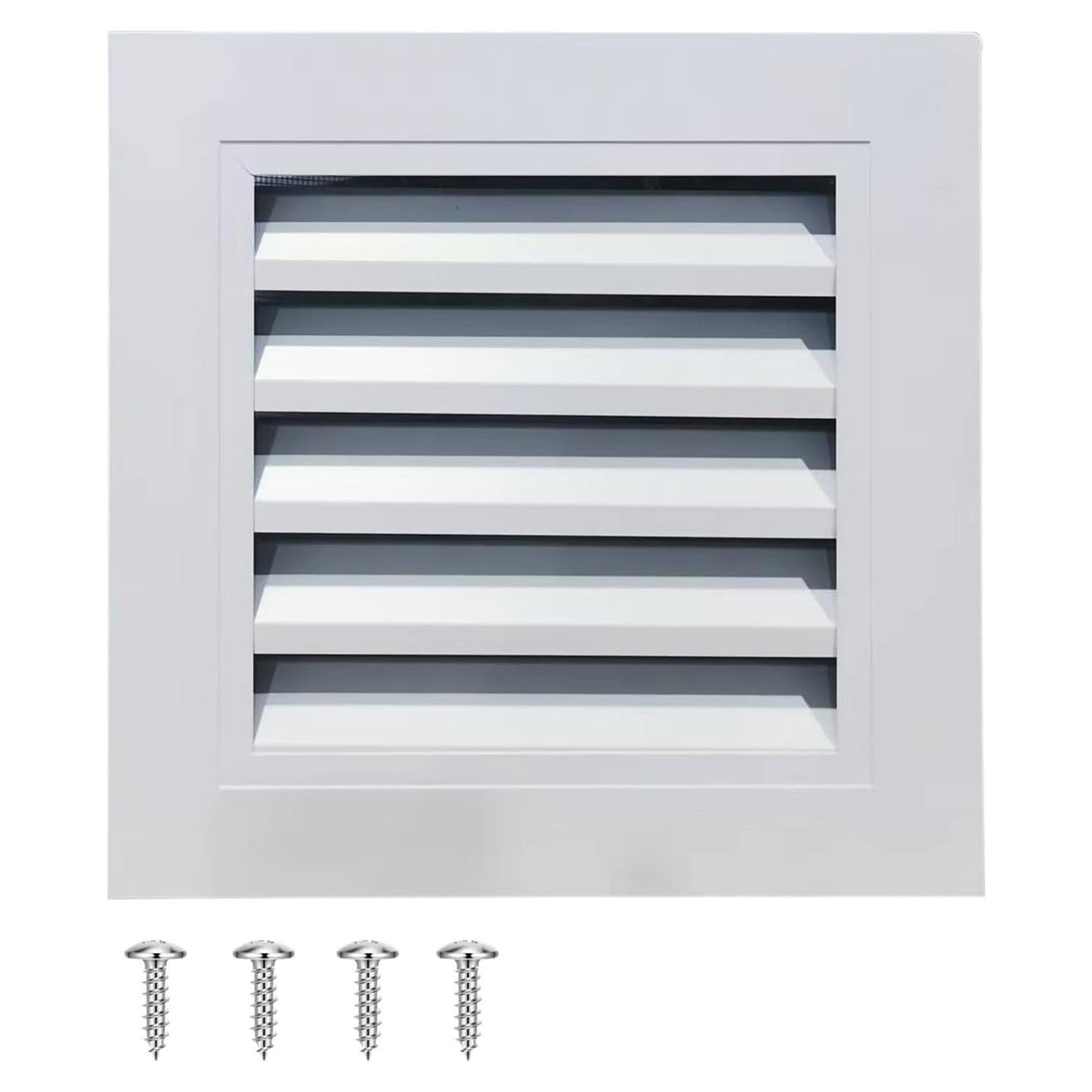 Rejilla de Ventilación de Aluminio CuteHook 25.4x25.4cm Blanca
