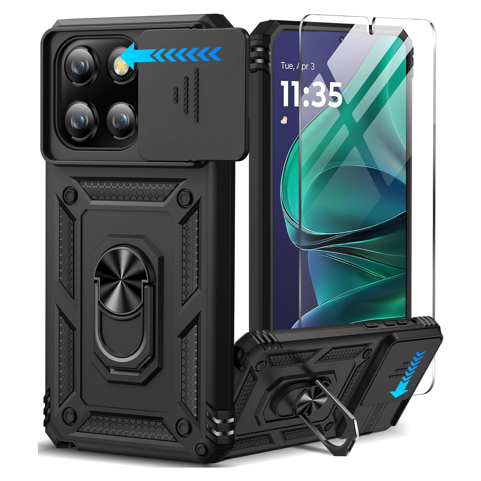 Funda Taisairu para Motorola Moto G Stylus 5G 2025 - Protección Completa, Soporte y Cubierta de Lente