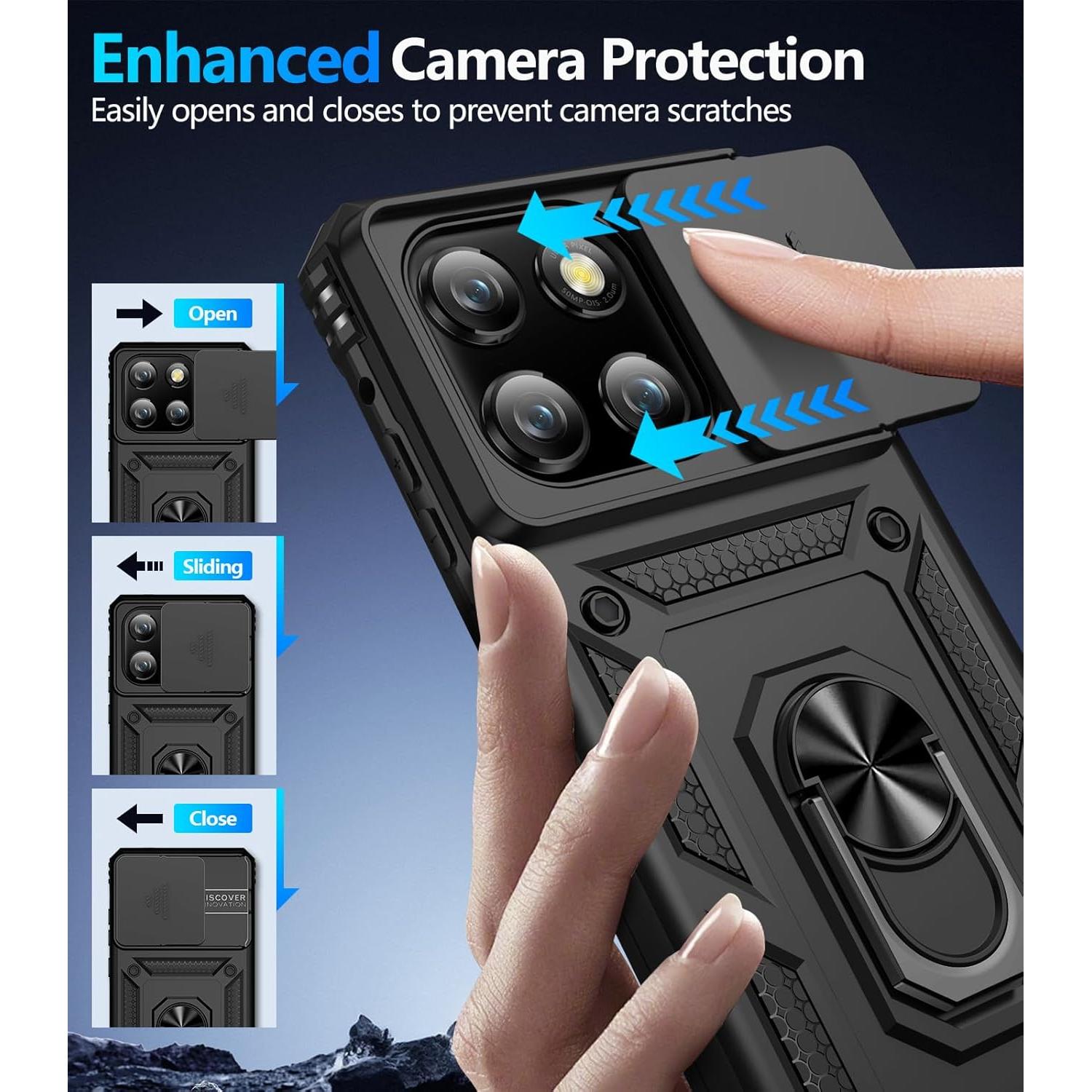 Funda Taisairu para Motorola Moto G Stylus 5G 2025 - Protección Completa, Soporte y Cubierta de Lente