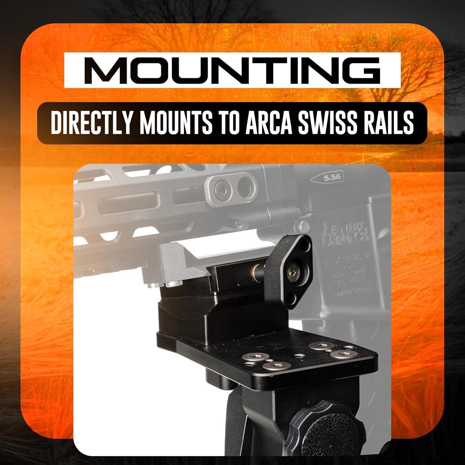 Riel Reaper KOPFJAGER para Caza y Airsoft - Aluminio Arca Swiss