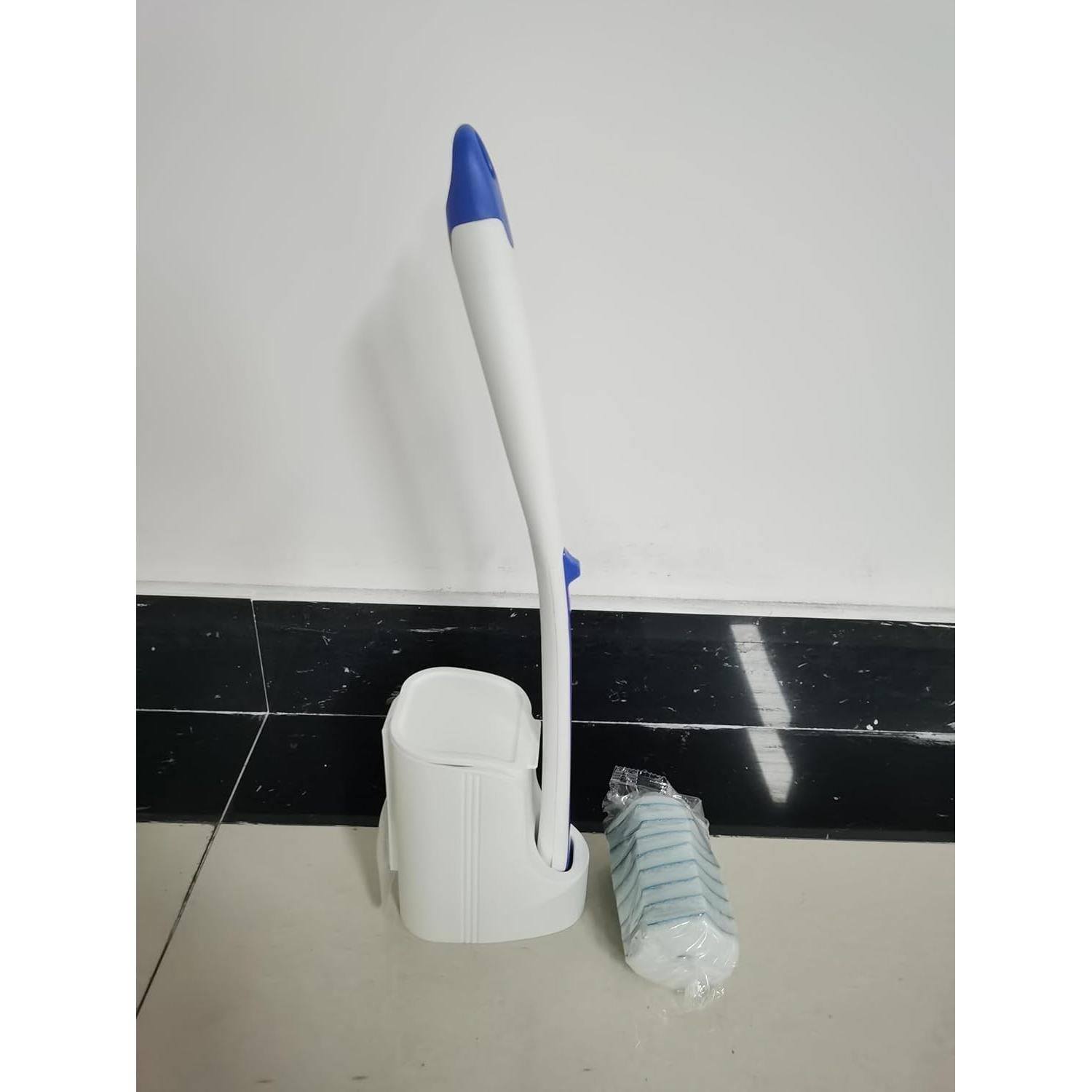 Cepillo de Inodoro Desechable JEHONN con 48 Recargas Azul