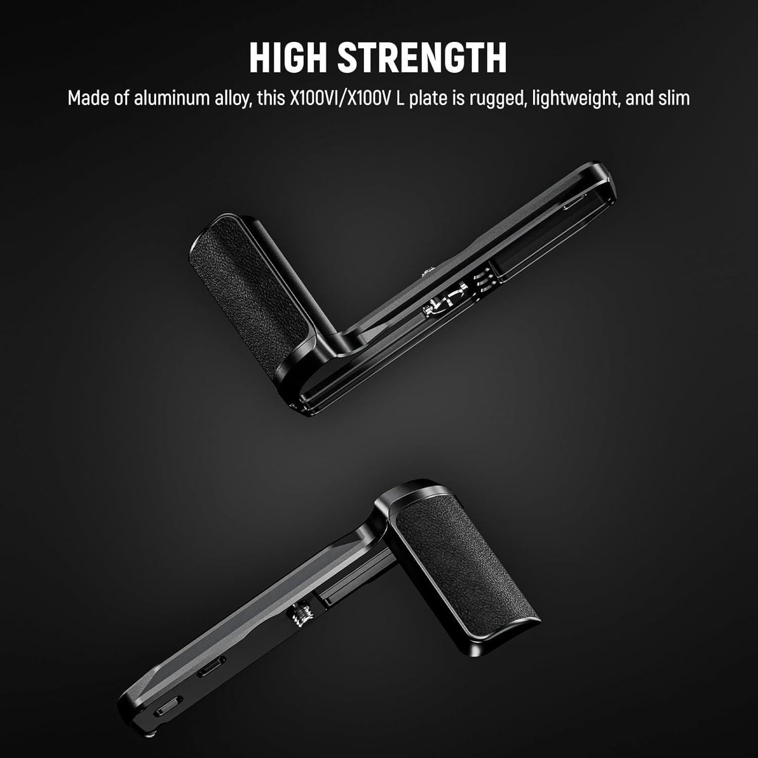 Baseplate NEEWER para Fujifilm X100VI/X100V, Placa en L Negra