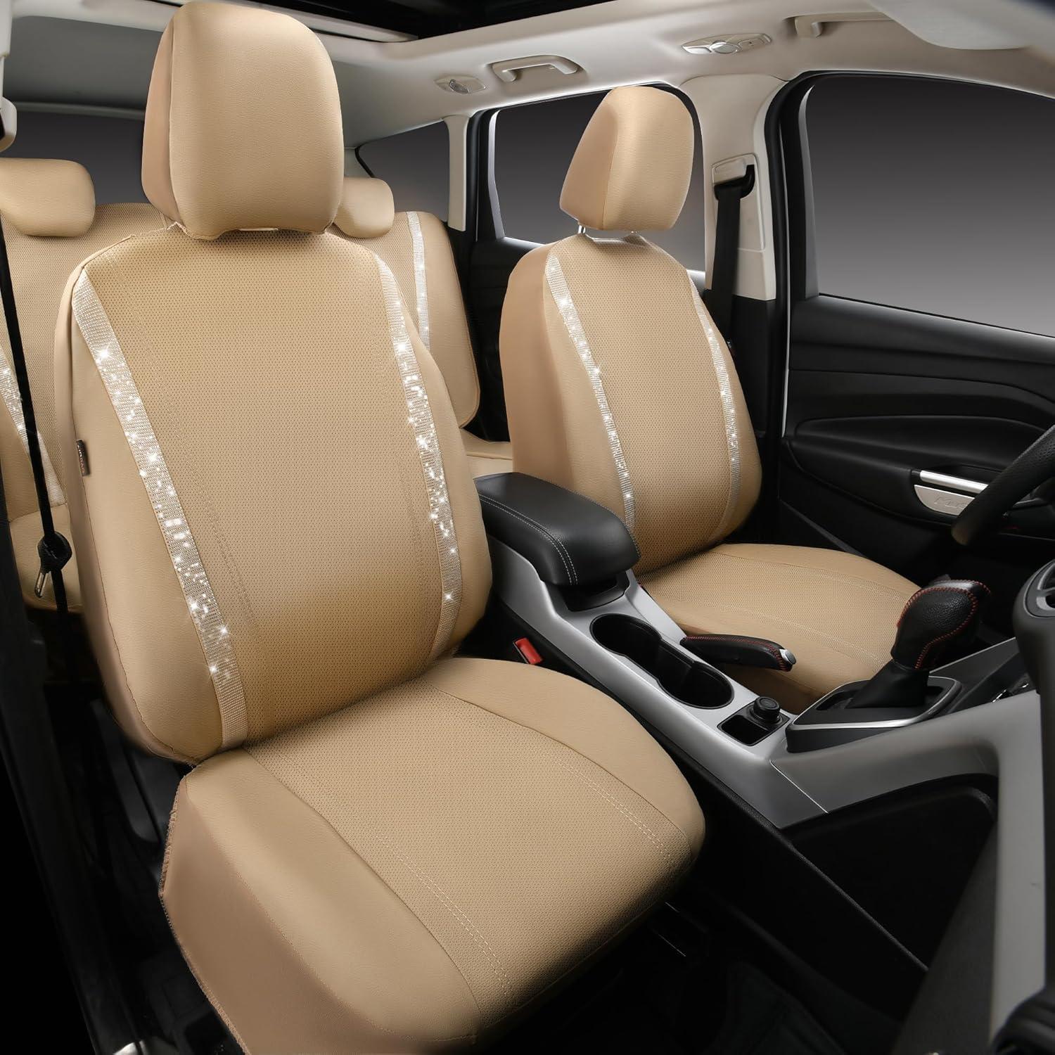 Cubiertas de Asiento de Coche CAR PASS Juego Completo Beige