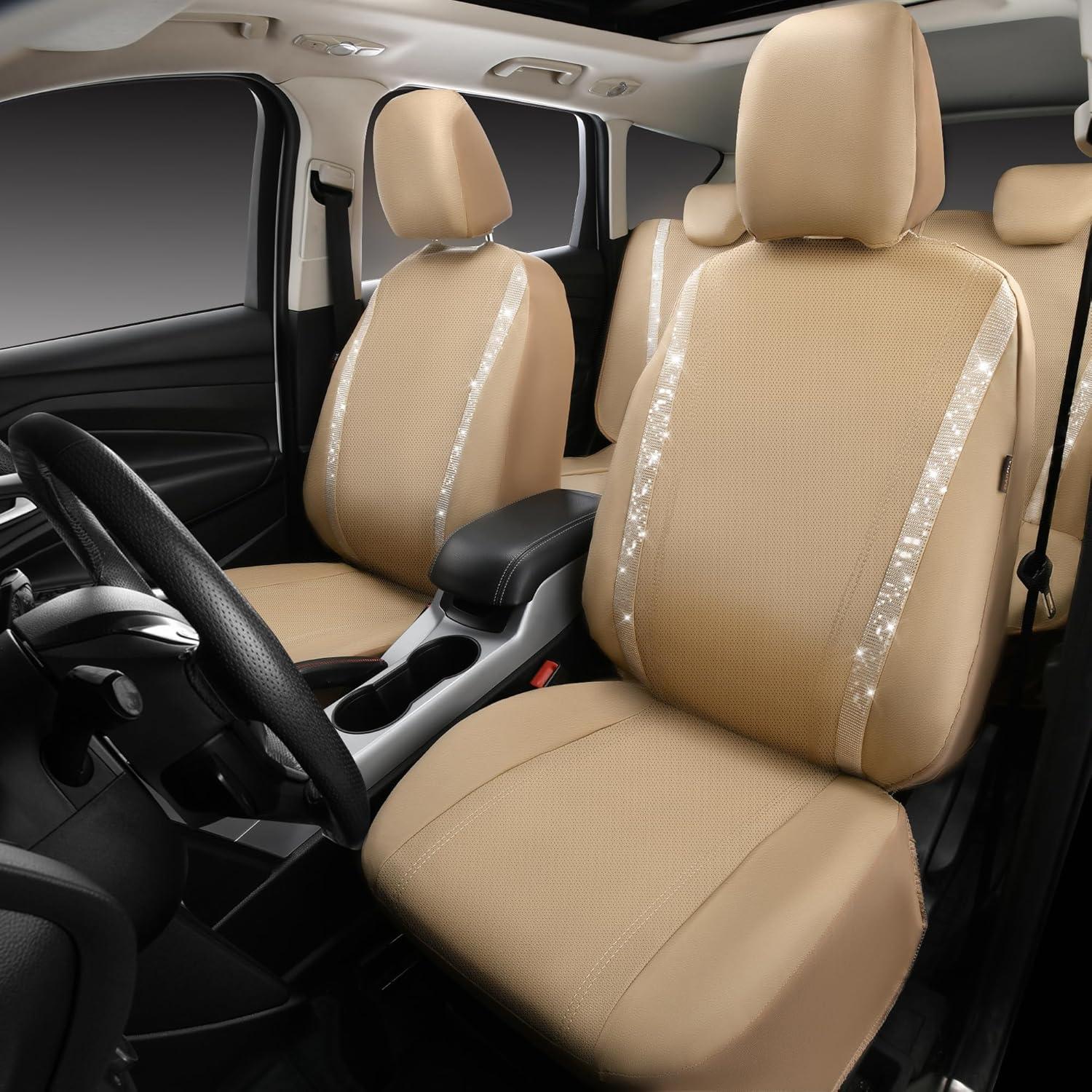 Cubiertas de Asiento de Coche CAR PASS Juego Completo Beige