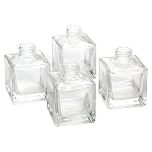 Conjunto de 4 Botellas Difusoras de Vidrio Hosley 8.26 cm