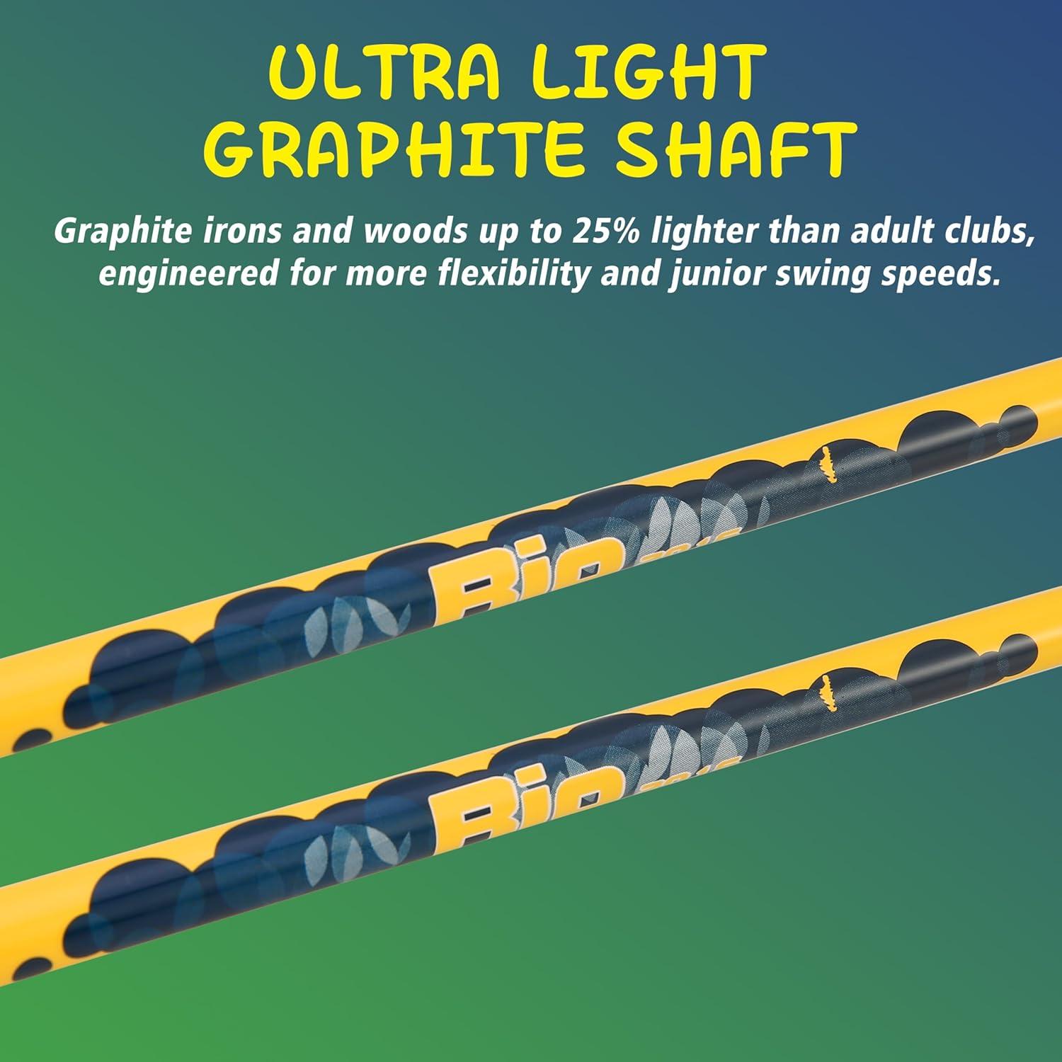 Juego de Palos de Golf PGM JRTG004-2 para Niños - Mano Derecha