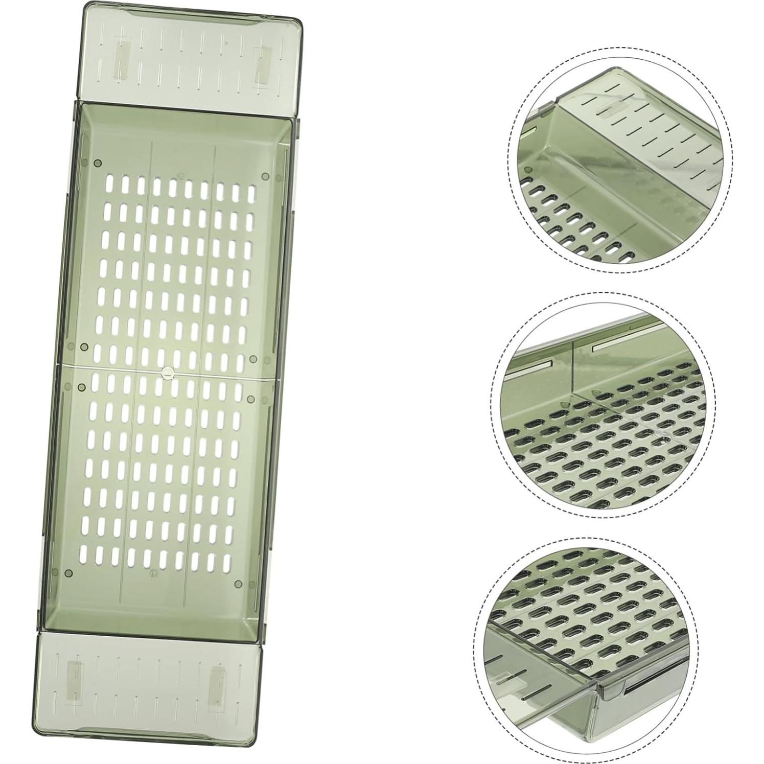 Bandeja Ajustable para Bañera Luxshiny Verde 56.5x18cm