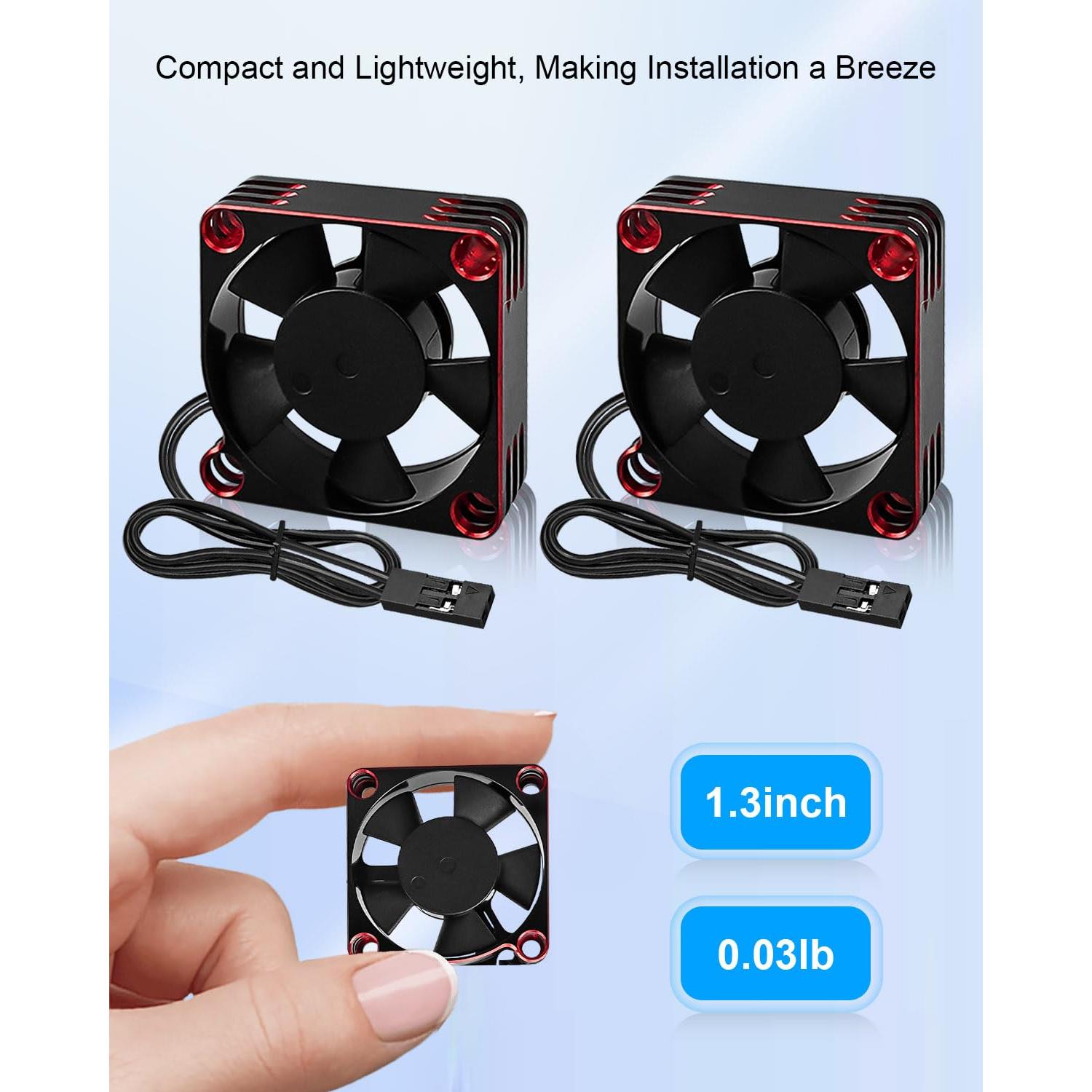 Ventilador de Enfriamiento Motor RC 35mm 21000RPM WUMZIJ