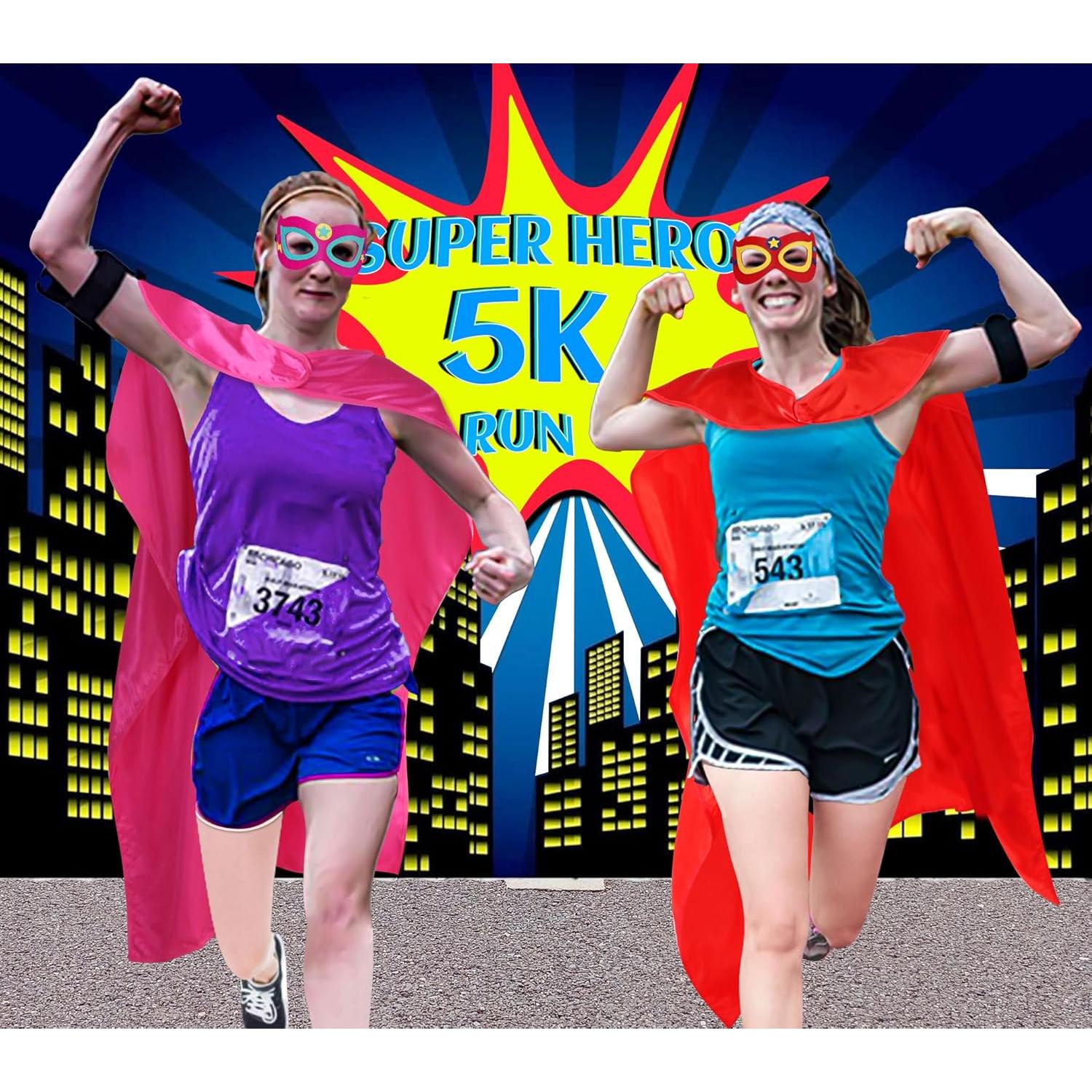 Capa de Superhéroe D.Q.Z para Adultos - Negro, 1.40m x 0.90m