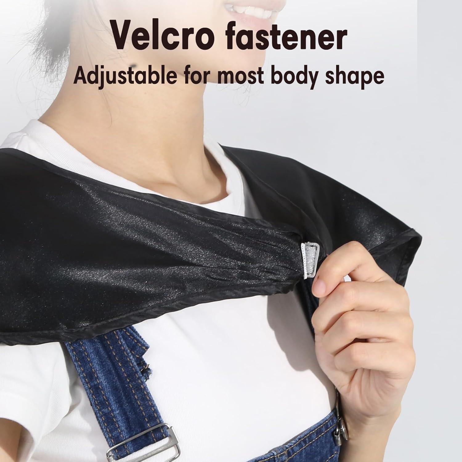 Capa de Superhéroe D.Q.Z para Adultos - Negro, 1.40m x 0.90m