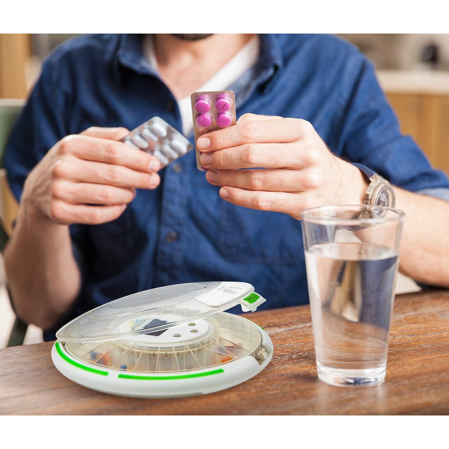 Dispensador Automático de Pastillas Live Fine 28 Días LCD