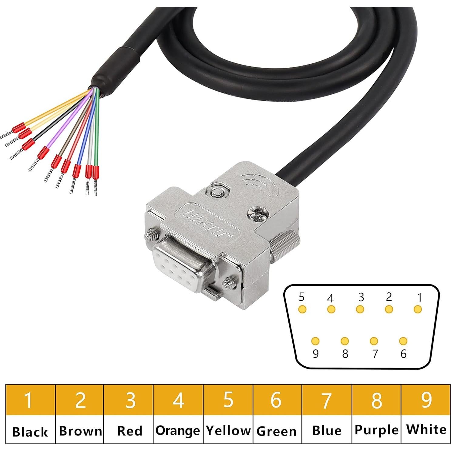 Cable Adaptador DB9 Femenino 1m RS232 RS485 Yingtuyou