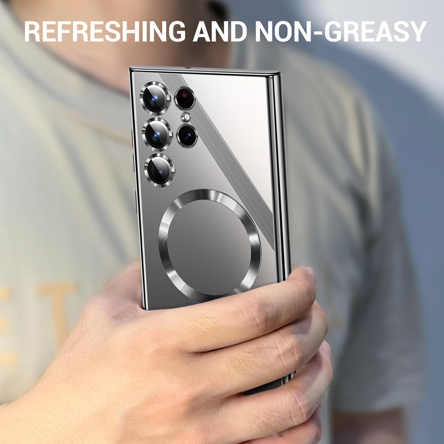 Funda magnética delgada Hurgoer para Samsung Galaxy S24 Ultra