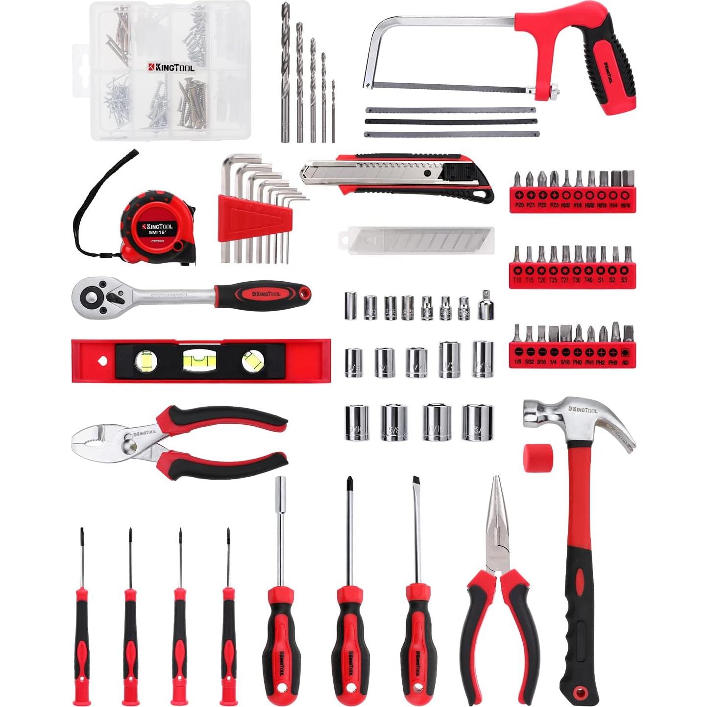 Kit de Herramientas KingTool 226 Piezas para el Hogar
