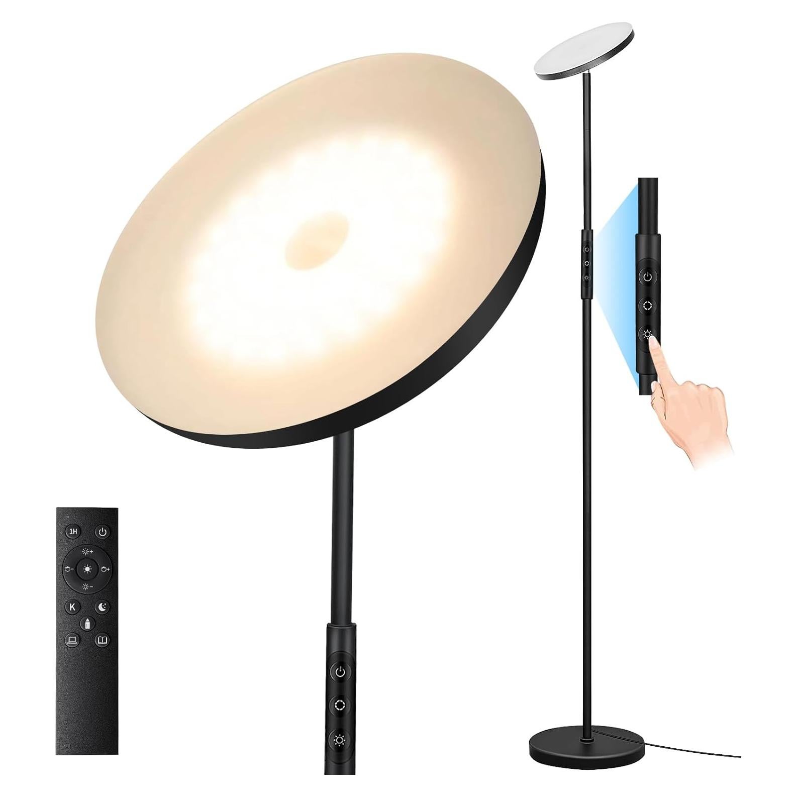 Lámpara de Pie LED Mukuxin 40W Regulable 2700K-6500K