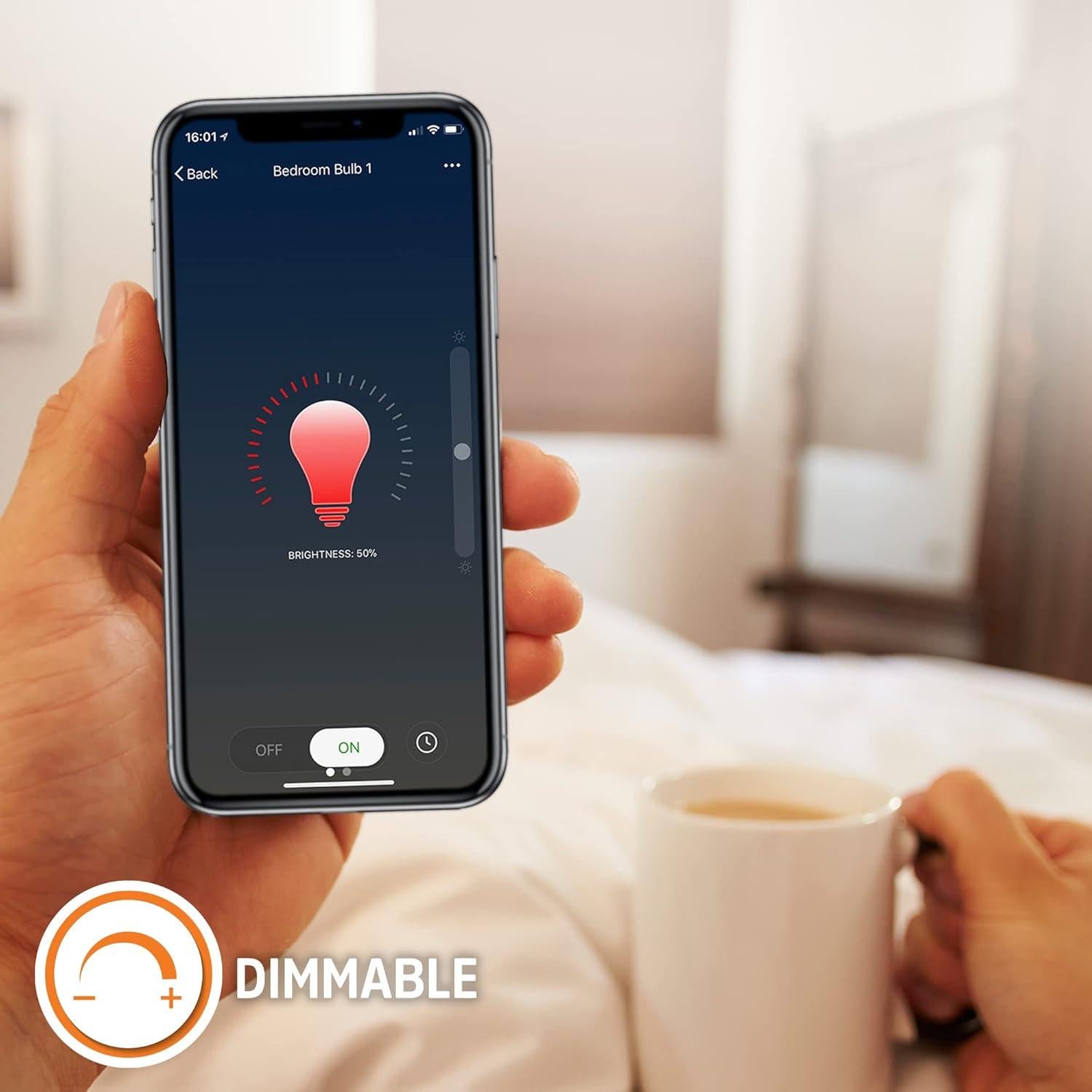 Bombilla LED Inteligente Energizer A19 RGB Wi-Fi Control Voz