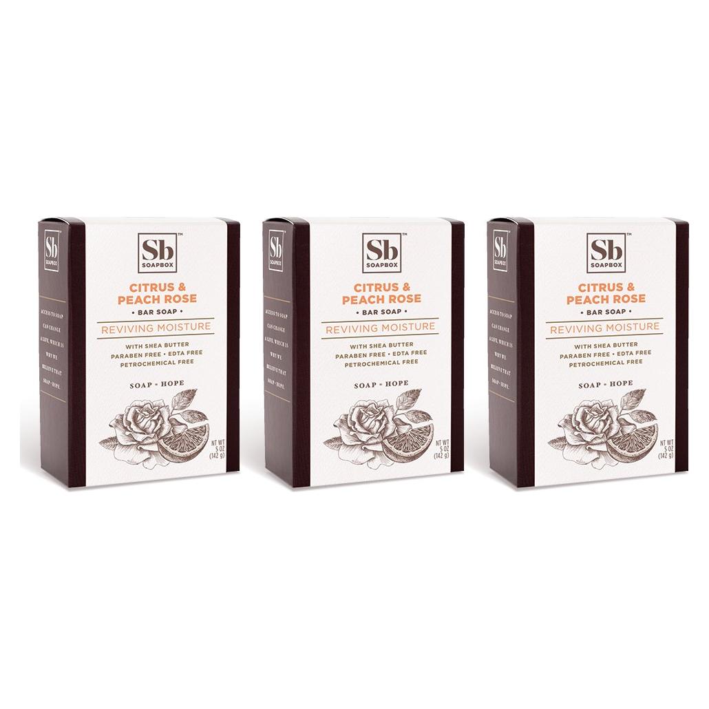 Jabón Hidratante y Exfoliante Soapbox 425 g - Natural y Vegano