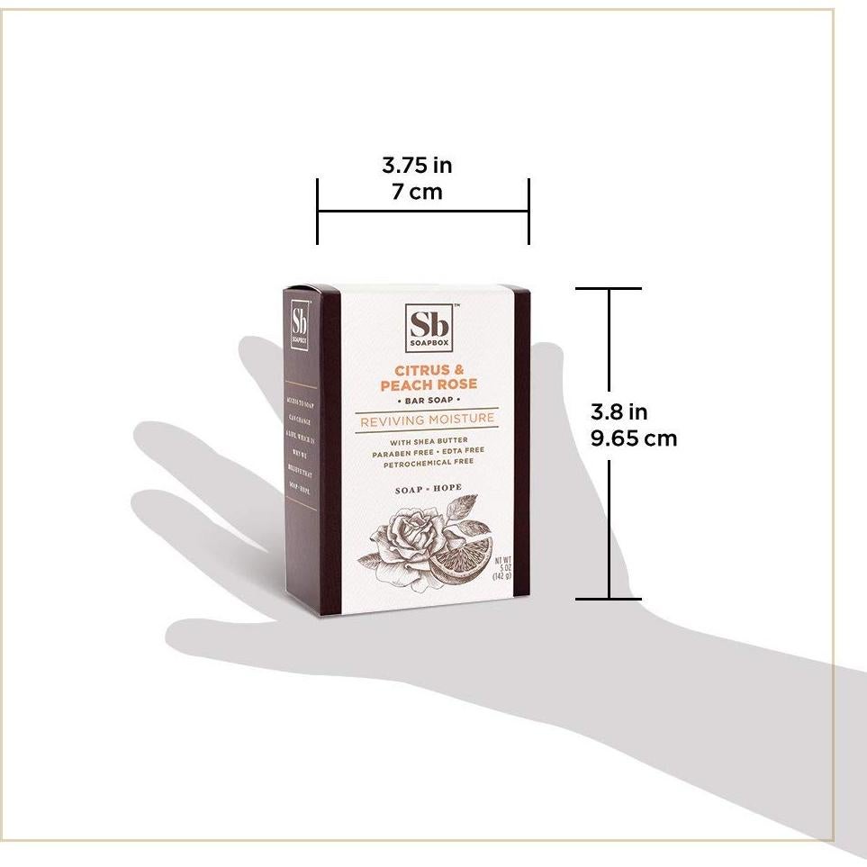 Jabón Hidratante y Exfoliante Soapbox 425 g - Natural y Vegano