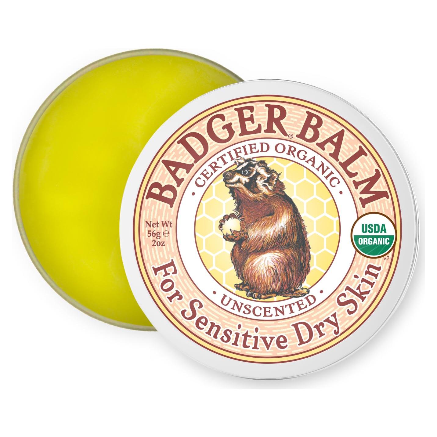 Bálsamo Hidratante Sin Fragancia Badger 56.7 g Orgánico