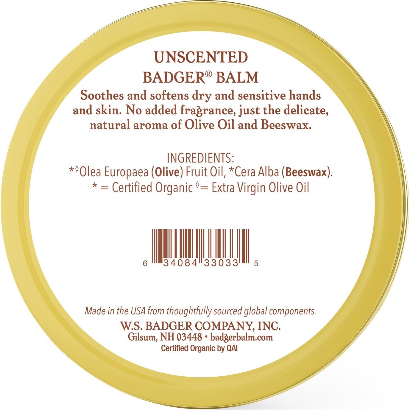Bálsamo Hidratante Sin Fragancia Badger 56.7 g Orgánico