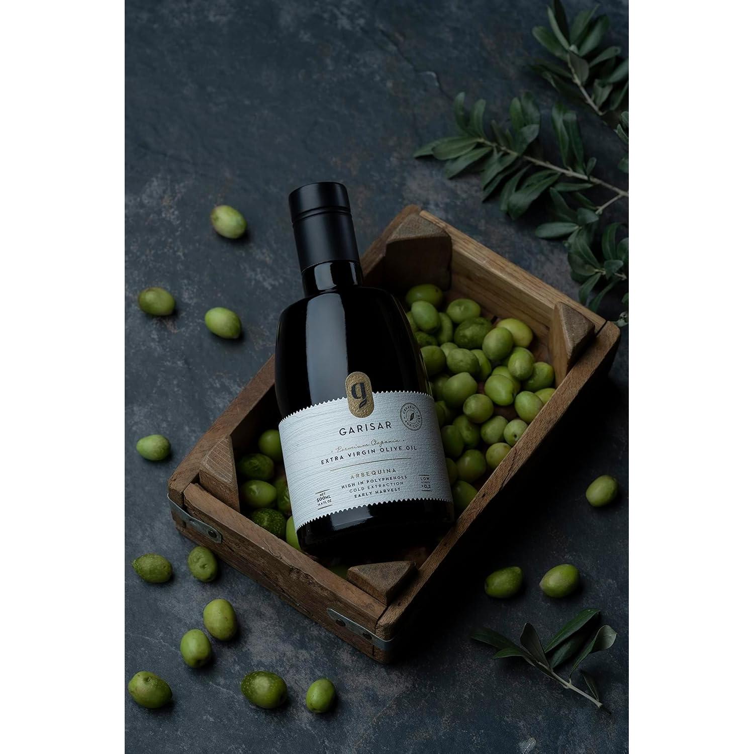 Aceite de Oliva Extra Virgen Garisar 500ml Arbequina Premium