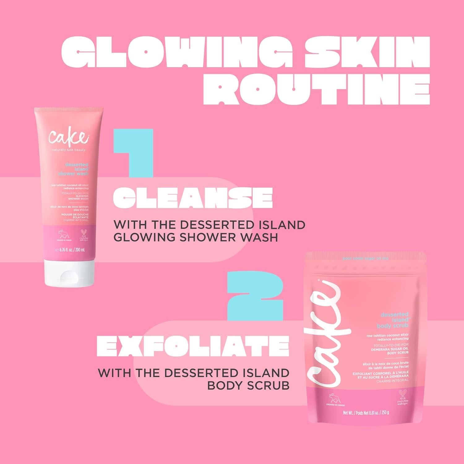 Exfoliante Corporal Cake Beauty 260ml - Manteca de Karité y Coco