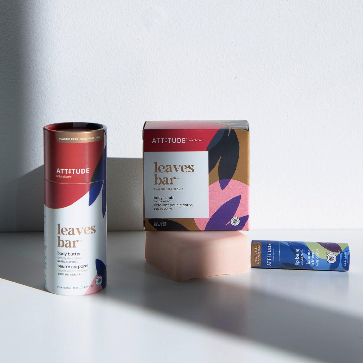 Manteca Corporal ATTITUDE Sándalo 85g Natural Vegana