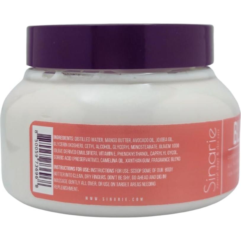 Manteca Corporal Sin Coco Sinarie 248 g Hidratante Piel Sensible